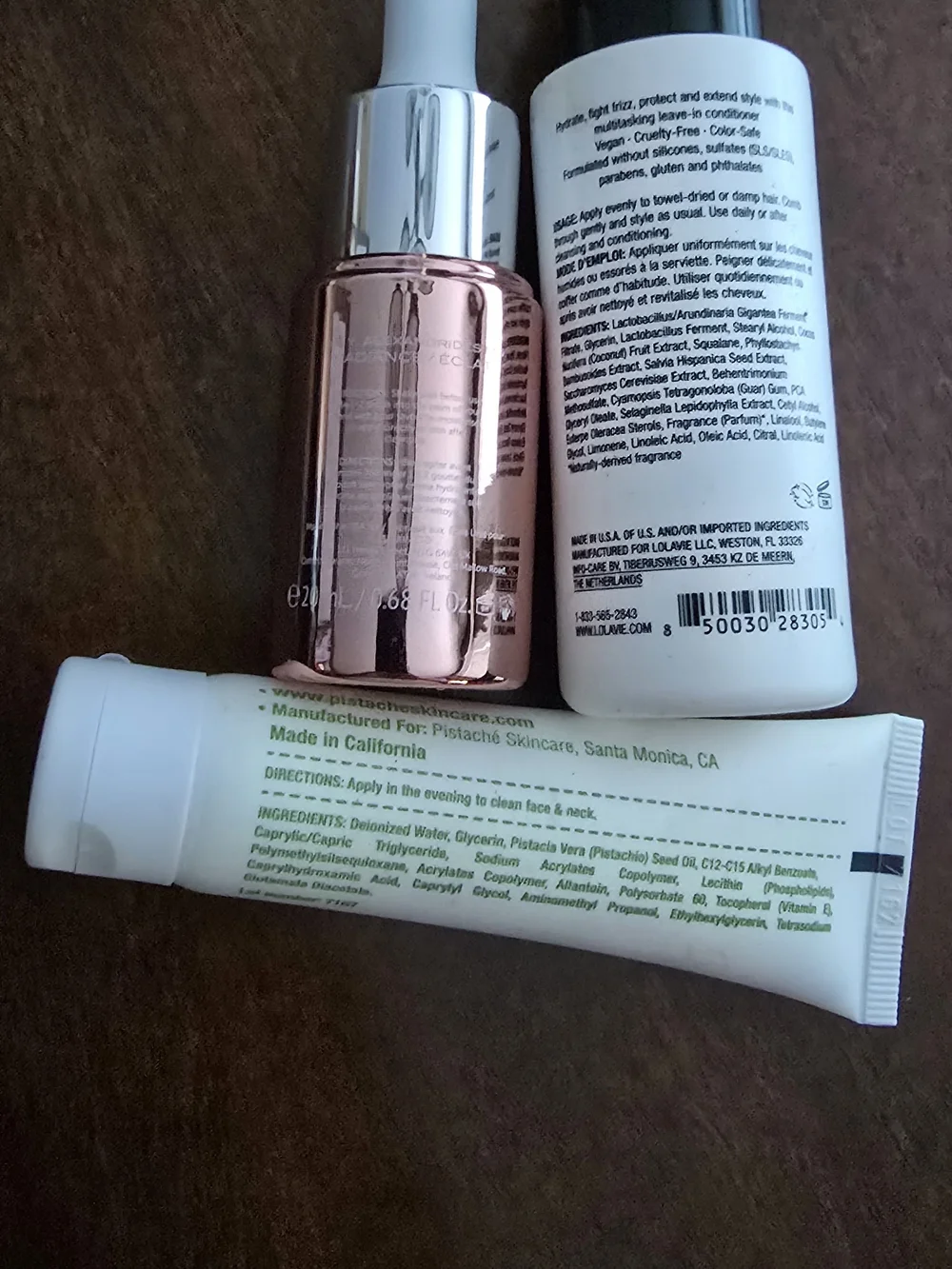 Lolavie Perfecting Hair Serum - Pistachio Cream, Rose Bronzer, Lancome Bundle!